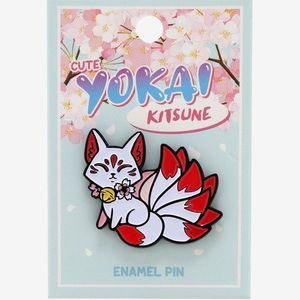 Yokai Kitsune Enamel‎ Pin Hot Topic